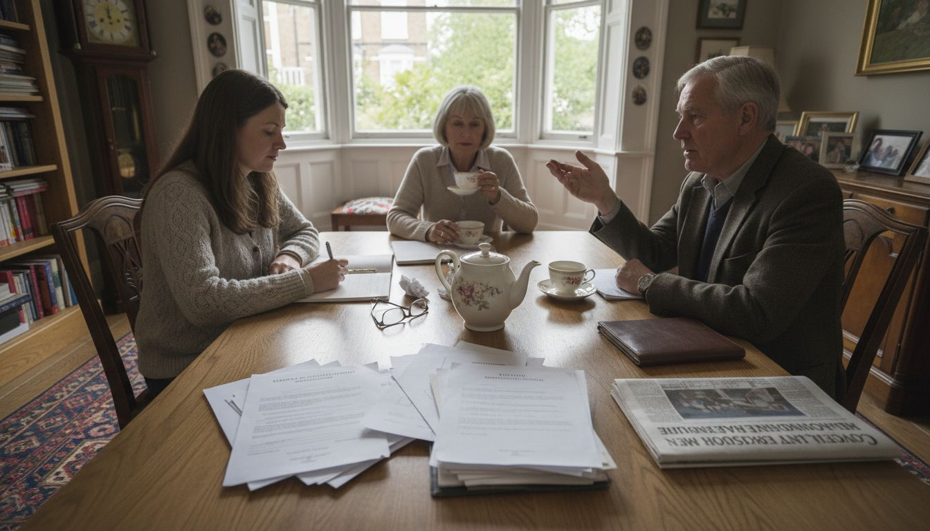 Family meeting to discuss estate planning