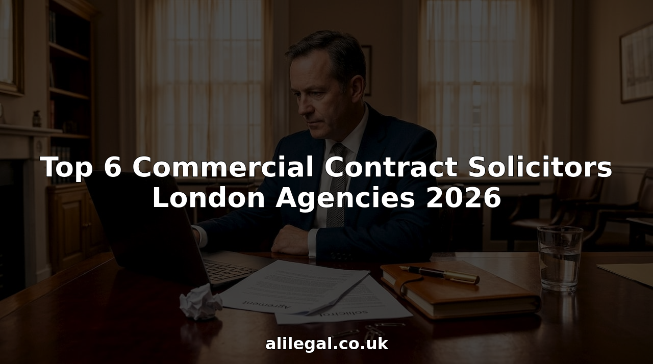 Solicitor working on contracts in classic London office