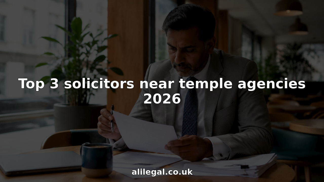 Solicitor and client consulting over legal documents